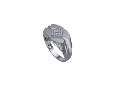Diamond Ring 3D print model