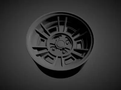 CROMODORA CD66 scalable and printable rims 3D print model