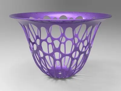 Decorative lampshade for home interior 3D print model