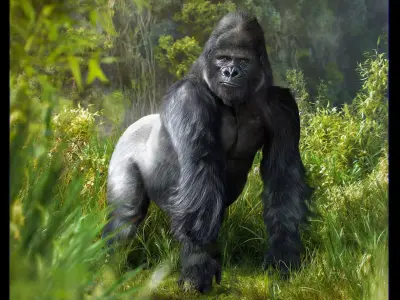 Gorilla 3D model