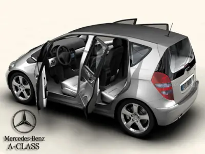 Mercedes A-Class 2005 3D model
