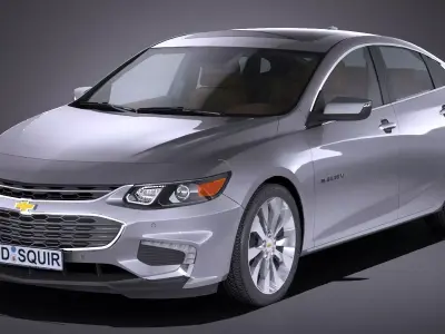 Chevrolet Malibu CG 2017 Lowpoly 3D model