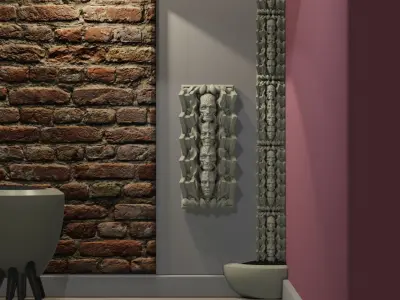 Decorative strip 3D print model