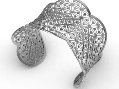 Bracelet Fashion R-001 3D print model