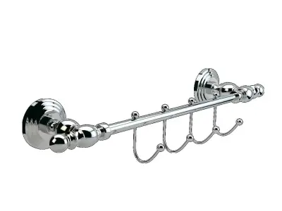 Ottoman Saffron Hanger Quadripartite 3D model