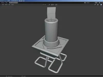 Candles and Candle Holders Low-poly 3D model