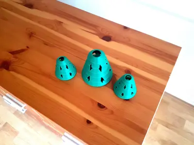 Xmas Tree Vase Free 3D print model