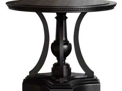 St James Round Entry Table Low-poly 3D model
