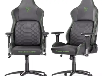 Razer Iskur chair Low-poly 3D model