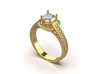 ring code 74 3D print model