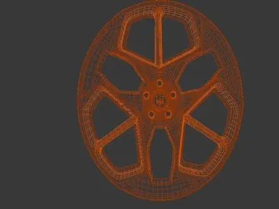 Maserati MC20 RIMS Low-poly 3D model