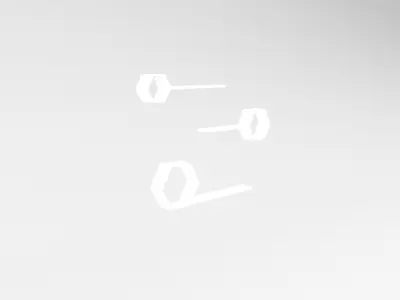Wall Rack v1 001 Low-poly 3D model