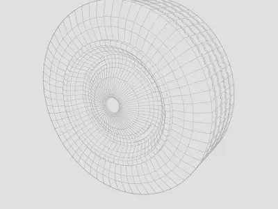 Antique Wheel 3D print model