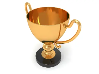 Goldedn Champion Cup Winner 3D model