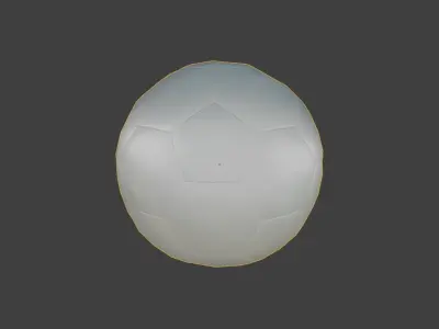 Soccer Ball Low-poly 3D model