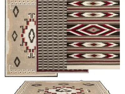 Rugs No 271 Low-poly 3D model