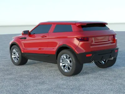 Range rover Evoque 2011 restyled 3D model