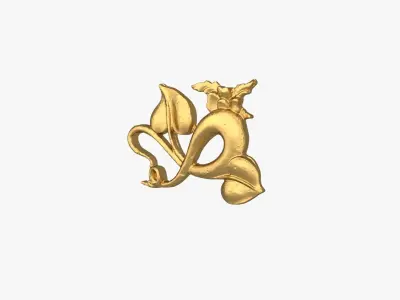 Classic decor ornament 204  3D model