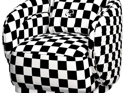 Velar Armchair By Elve Luxury 3D model