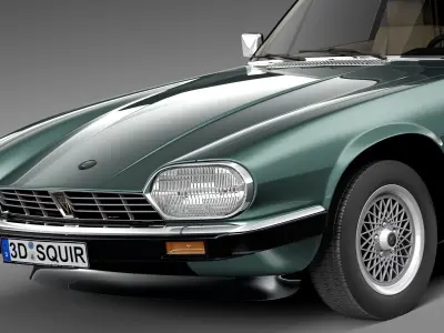 Jaguar XJS coupe 1975 3D model