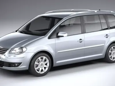Volkswagen Touran 2007-2011 3D model