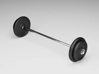Dumbbells Iron Weights Gym Sport Equipment 3D model