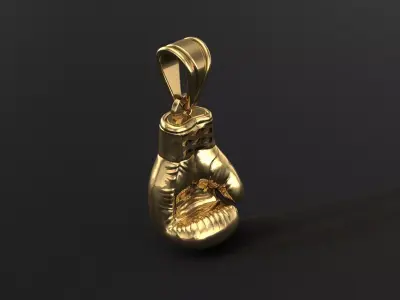 Boxing Glove Pandant 3D print model