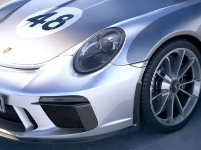 Porsche 911 Speedster 2019 Heritage 3D model