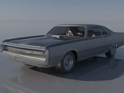 Chrysler 300 - 1970 3D print model