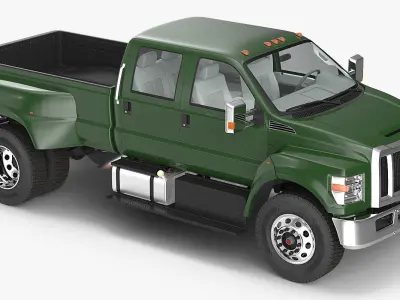Generic Pickup Rigged 3D model