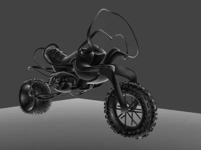 Moto 2 3D model