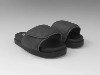 Louis Voitton Sandal Low-poly 3D model