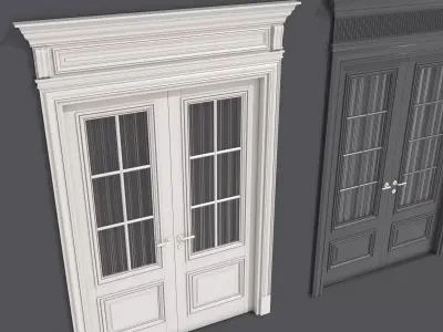Door classic  3D model