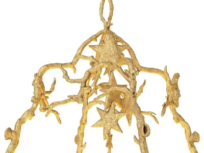 Joy de Rohan chabot pluie detoiles 3D model