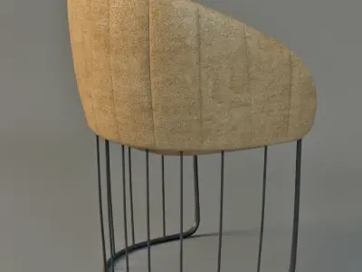 Tonella Chair 3D model