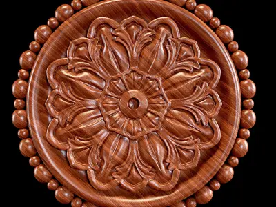 Ceiling Medallion 07 3D model