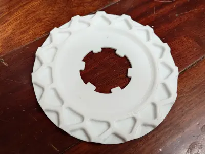 BBS RG032 Waffle and Nut Set 3D print model