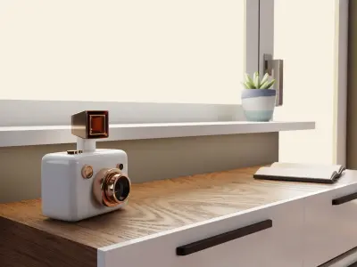 Isometric room 3D model purchase