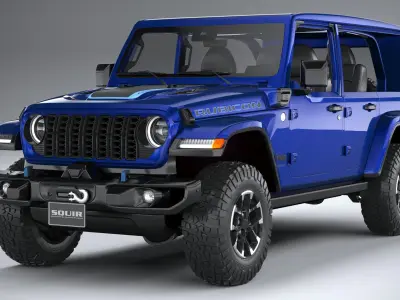 Jeep Wrangler 4xe Rubicon 2024 3D model