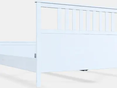 HEMNES Bed frame 1 3D model