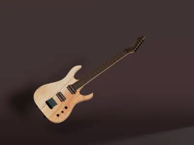 Blackmachine B6 Guitar 3D model