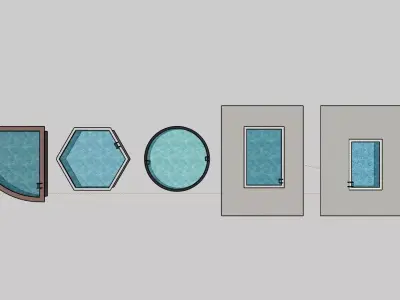 Swimming Pool Pack  Free 3D Model Free low-poly 3D model