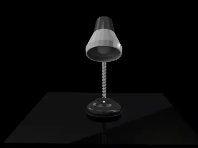 Desk lamp Low-poly 3D model buy
