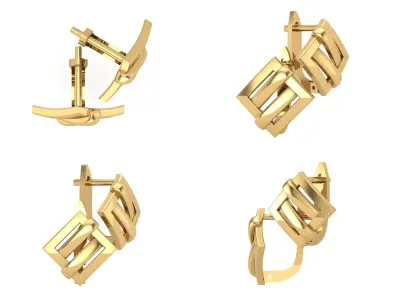 Earrings od74 3D print model