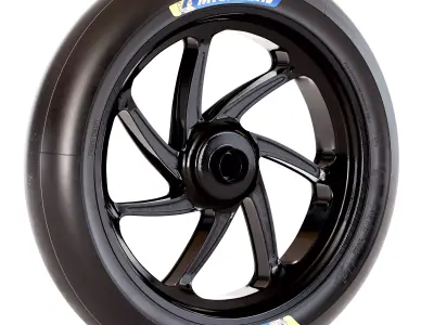 Motorbike Racing Tyre 3D model