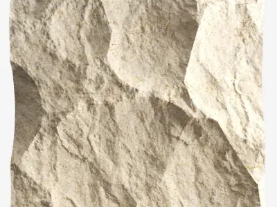 141-RockPanel stone wall texture 3D model