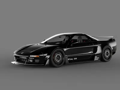 Honda NSX NA1 Tuning Version 3D model