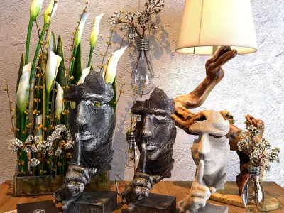 Decor set 02 3D model