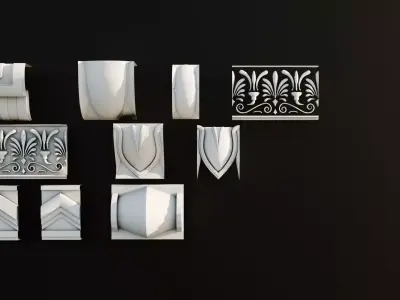Ornament Pack Vol 5 - Ancient Greece 3D model