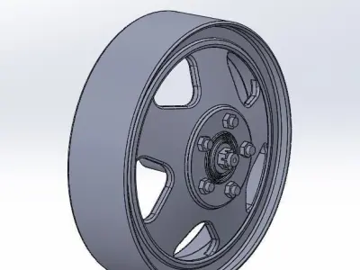 Gaz MM Wheel 3D print model